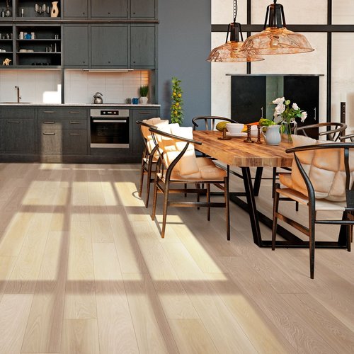 Modern kitchen - Mac's Custom Flooring in Redlands